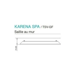 Sèche Serviettes ACOVA - Karéna Spa Tsv/gf - Blanc 9 Sèche Serviettes ACOVA - Karéna Spa Tsv/gf - Blanc -Valor Magasin 1910 3008 schema karena spa