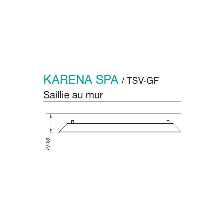Sèche Serviettes ACOVA - Karéna Spa Tsv/gf - Blanc 6 Sèche Serviettes ACOVA - Karéna Spa Tsv/gf - Blanc – Image 4