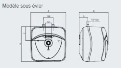 Chauffe Eau électrique - ARISTON - Andris Lux 8 Chauffe Eau électrique - ARISTON - Andris Lux -Valor Magasin 4373 s1 andris lux schema 1 1