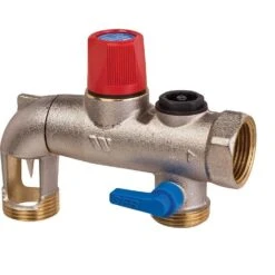 WATTS Groupe De Sécurité Coudé Inox GSM Grand Débit 1 Pouce