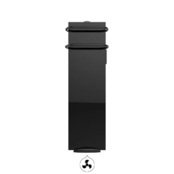 Sèche Serviettes CAMPA - Campaver Bains Select - Vertical - 1000W - Noir Astrakan - CVSC10SEPB