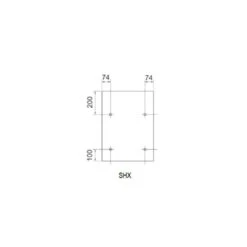 Fassane Blanc Vertical Simple SHX -Valor Magasin cotes de percage shx