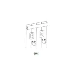 Fassane Blanc Vertical Simple SHX -Valor Magasin fixations shx