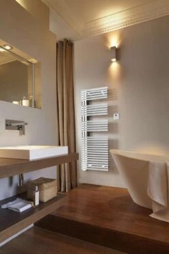 Sèche Serviettes ACOVA - Cala Asymétrique à Gauche Tlnl/gf - Blanc