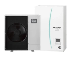 PAC Air / Eau - Bibloc - Mitsubishi Electric - Power Inverter Silence - Sans ECS - R32