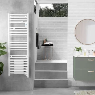 Sèche Serviettes ATLANTIC - Doris Digital - Sans Soufflerie - Blanc 3 Sèche Serviettes ATLANTIC - Doris Digital - Sans Soufflerie - Blanc