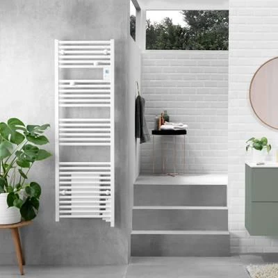 Sèche Serviettes ATLANTIC - Doris Digital - Mixte Ventilo - (avec 2 Patères) 4 Sèche Serviettes ATLANTIC - Doris Digital - Mixte Ventilo - (avec 2 Patères) – Image 2