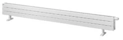 Radiateur Chauffage Central - Fassane Pack Plinthe Double - Sans Ailettes 428W Blanc - CVXD-029-080