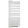 Sèche Serviettes Acova – Régate Twist + Air Pivot à Gauche – Mixte Par Soufflerie – Blanc -Valor Magasin regate twist air pivot a gauche