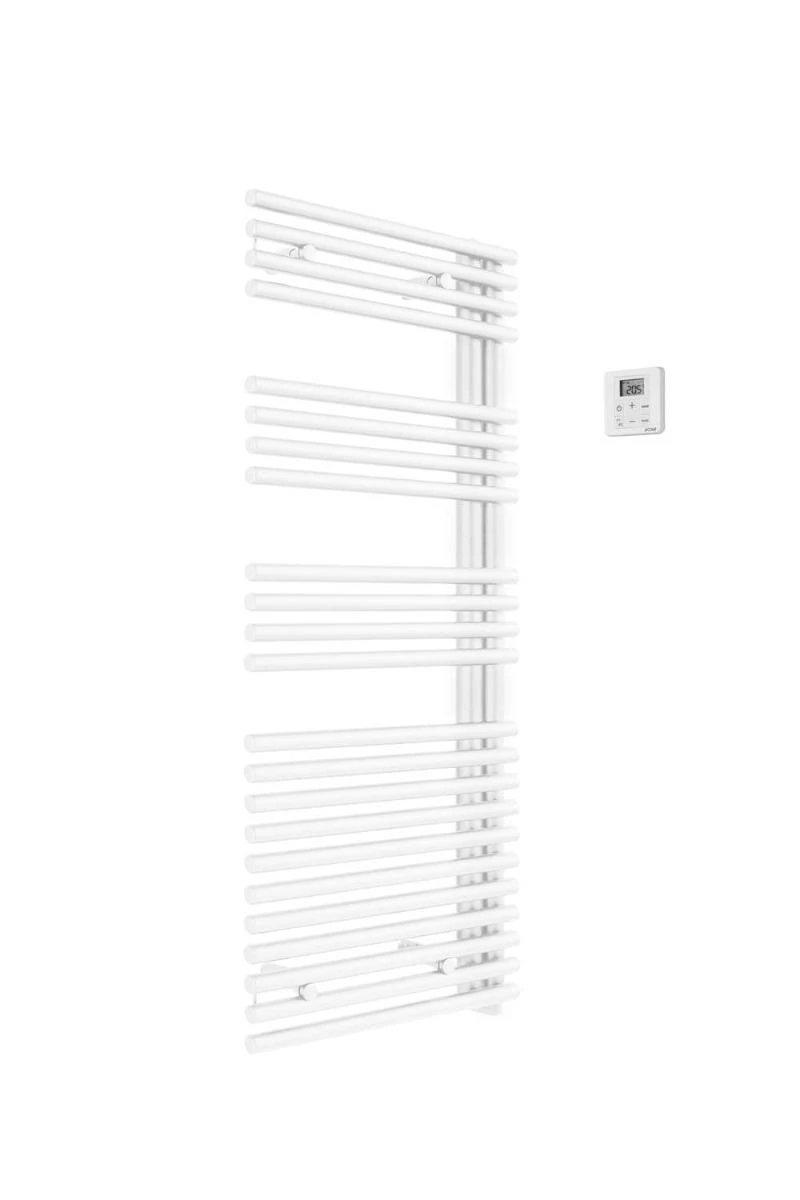 Sèche Serviettes ACOVA - Cala Asymétrique à Droite Tlnr/gf - Blanc 4 Sèche Serviettes ACOVA - Cala Asymétrique à Droite Tlnr/gf - Blanc – Image 2