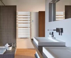 Sèche Serviettes Acova – Fassane Spa + Air Asymétrique à Droite IFS – Mixte Par Soufflerie – Blanc